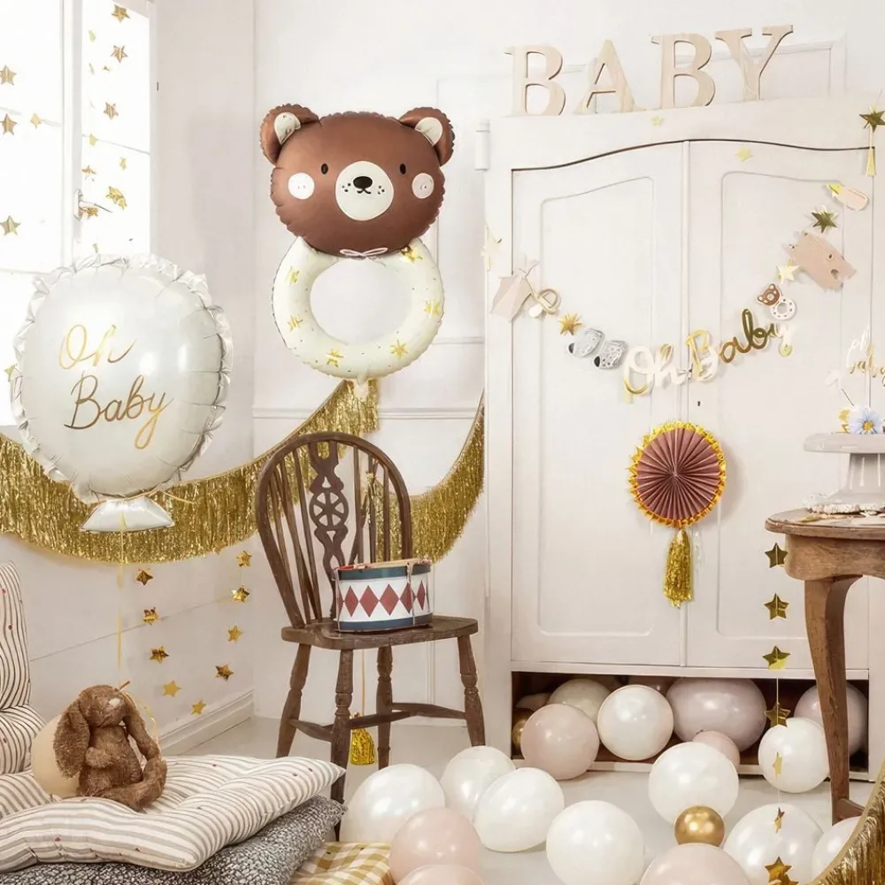 Best PartyDeco sp. z o.o. Folieballon Teddybjørn Rangle