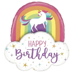 Sale Ballongkungen AB Folieballon Unicorn Rainbow Birthday
