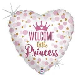 Clearance Ballongkungen AB Folieballon Welcome Little Princess