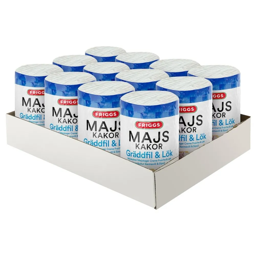 ERT Godis AB Friggs Majskager Creme Fraiche & Løg Økonomipakke - Kolonial