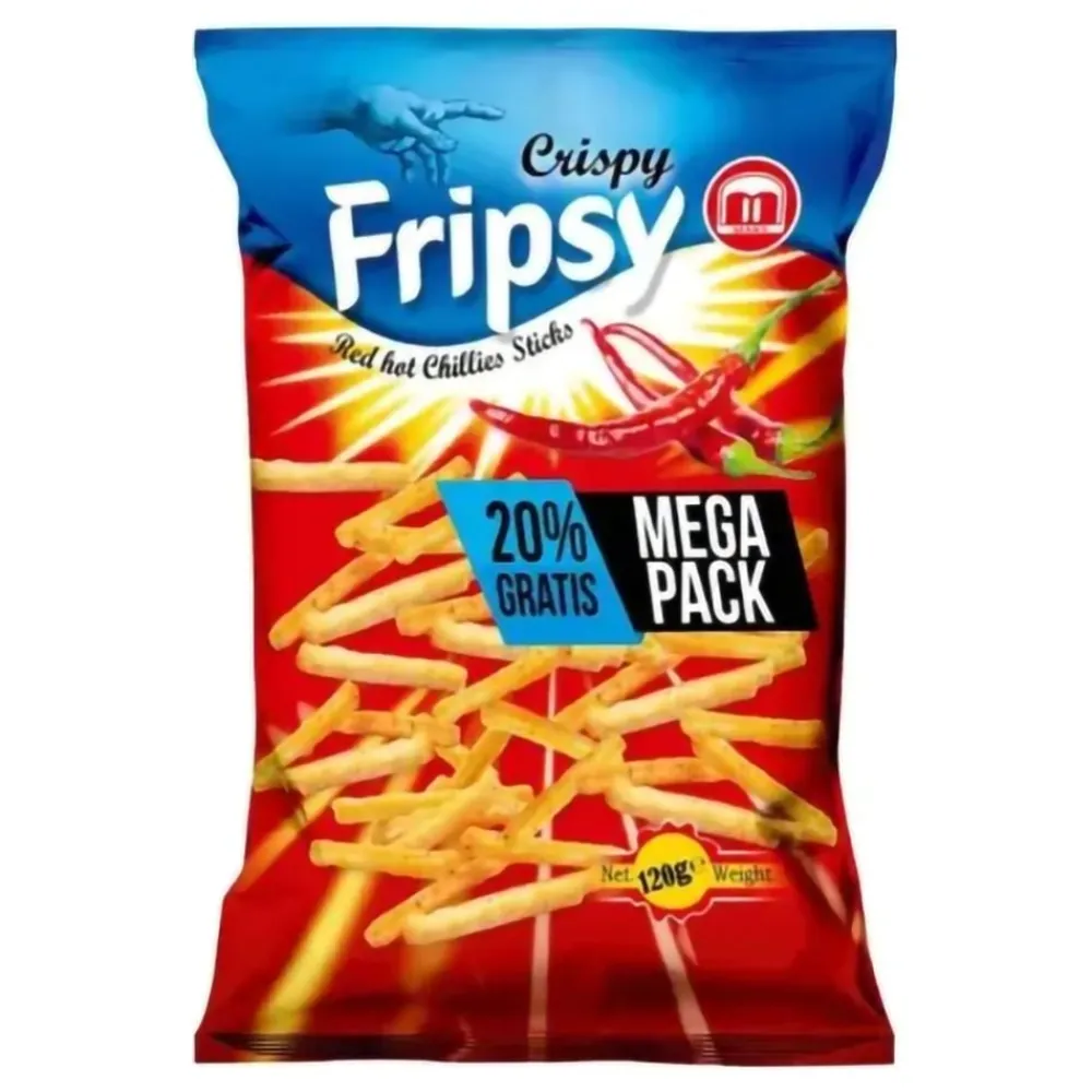 USA Godis AB Fripsy Crispy Sticks Red Hot Chilli - Snacks