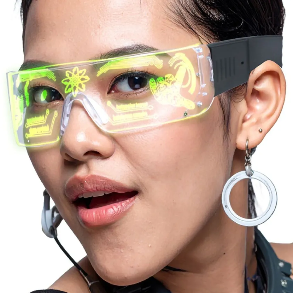 Fiestas Guirca, S.L Futuristiske LED-briller - Accessories|Tøj