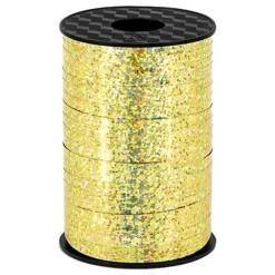 New PartyDeco sp. z o.o. Gavebånd Holografisk Guld