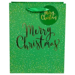 Clearance Hisab/Joker Company AB Gavepose Merry Christmas Grøn