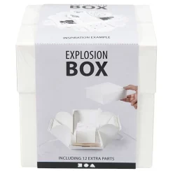 Creativ Company AB Gaveæske Explosion Box Hvid - Gaveindpakning