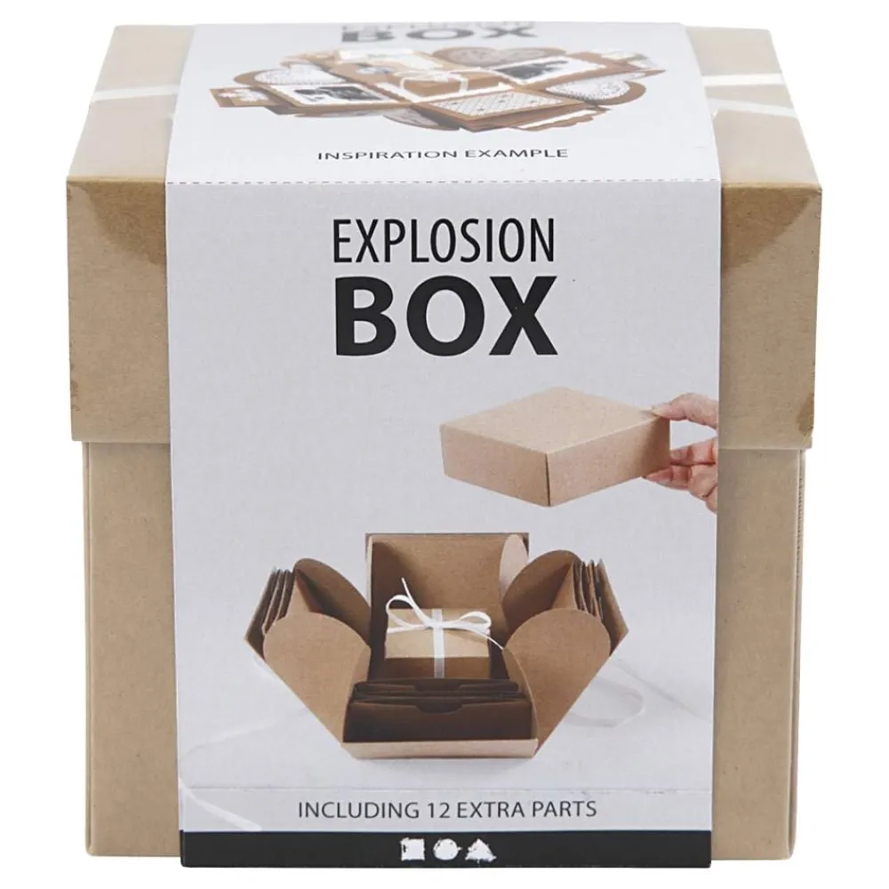 New Creativ Company AB Gaveæske Explosion Box Natur
