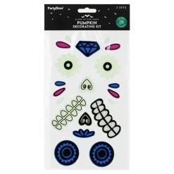 PartyDeco sp. z o.o. Gel Stickers til Græskar Day of the Dead - Hobby & Fritid