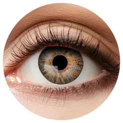 Hisab/Joker Company AB Glamourlinser Pretty Hazel - Farvede Linser