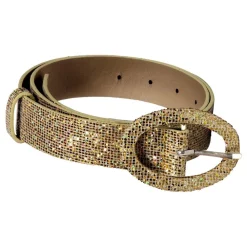 Discount Wilbers Karnaval B.V. Glitterbælte Guld