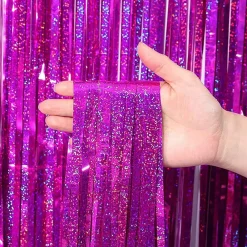Partyking AB Glitterdraperi Holografisk - Oppyntning|Kostumetema