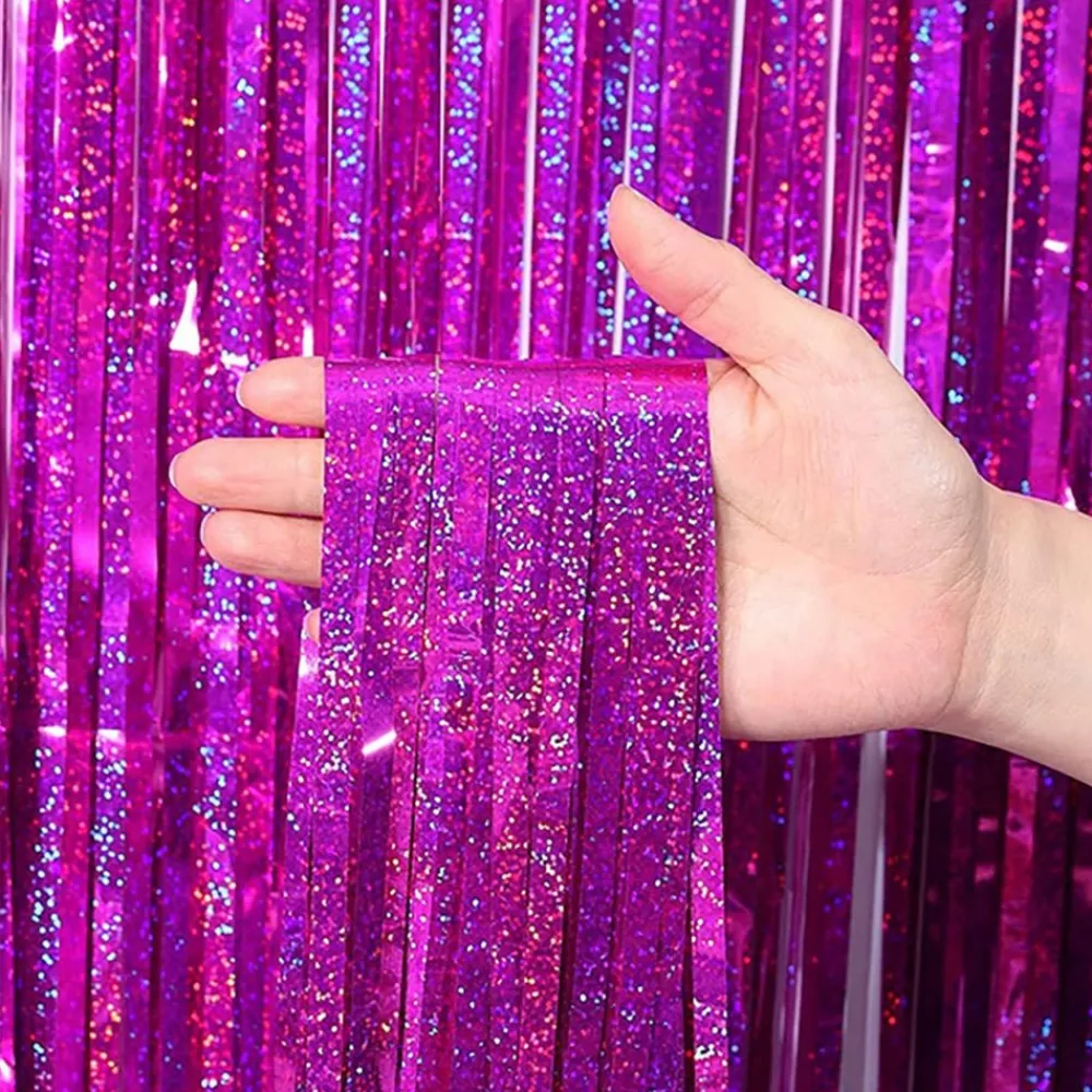 Partyking AB Glitterdraperi Holografisk - Oppyntning|Kostumetema