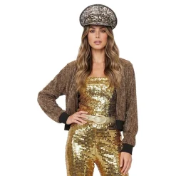New Wilbers Karnaval B.V. Glitterjakke Guld