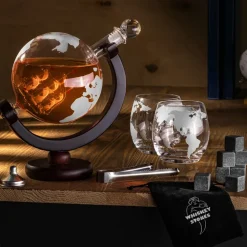 Gadget Master sp. z o.o. sp.k. Globus Karaffelsæt Deluxe - Hjem & Husholdning|Drikkeglas