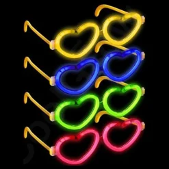 Partyking AB Glowstickbriller Hjerte - Tilbehør|Accessories