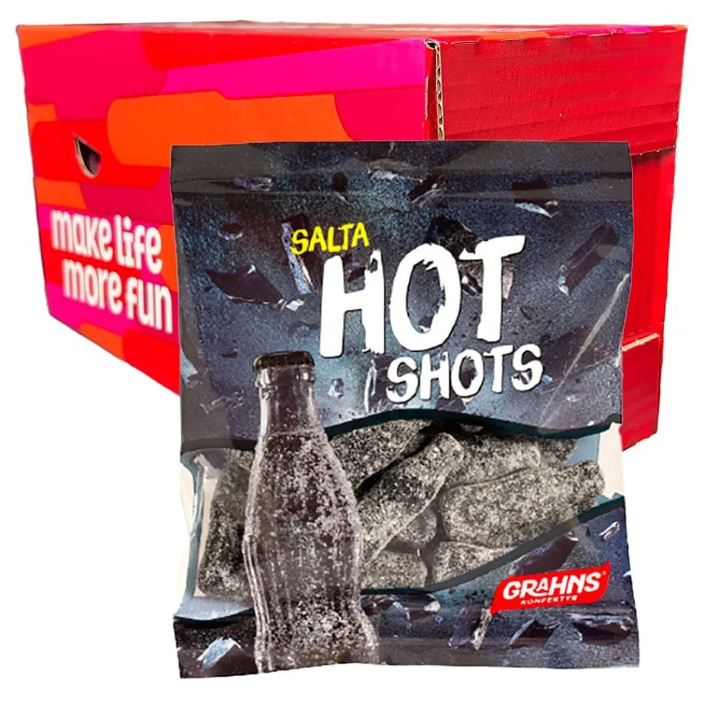 ERT Godis AB Grahns Salta Hotshots Slikflasker Storpak - Slik
