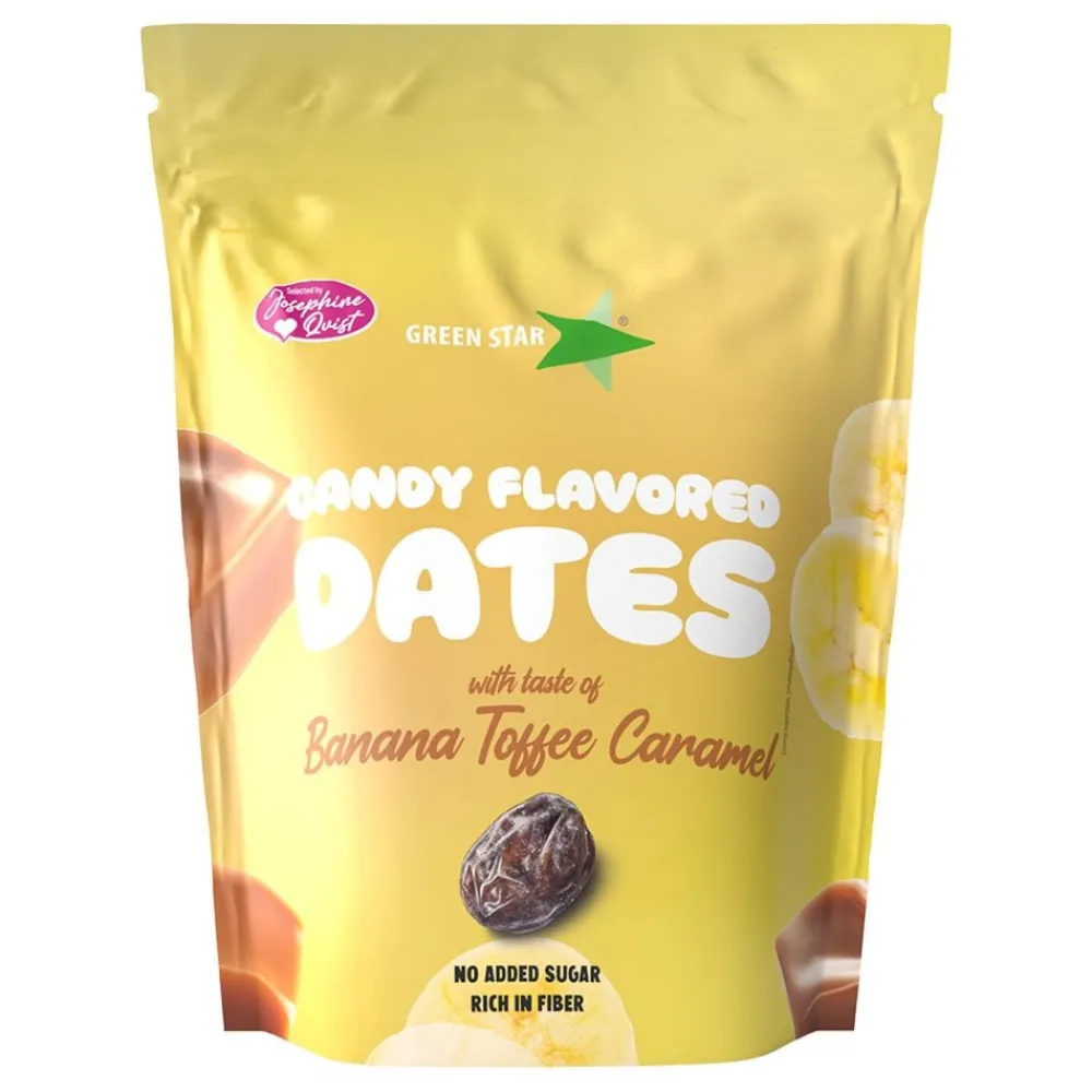 Outlet USA Godis AB Green Star Dates Banana Toffee