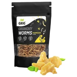 US2U AB Grig Crunchy Worms Parmesan - Snacks|Slik
