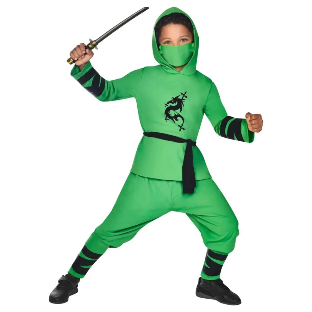 Hot Reithmüller Europe GmbH Grøn Ninja Børnekostume