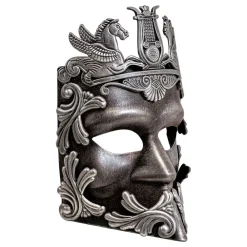 Widmann S.r.l. Græsk Maske Sølv - Kostumetema|Masker