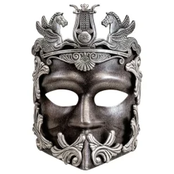 Widmann S.r.l. Græsk Maske Sølv - Kostumetema|Masker