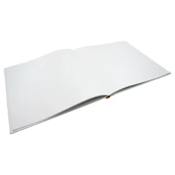 New Santex Gæstebog 60 Hvid/Guld