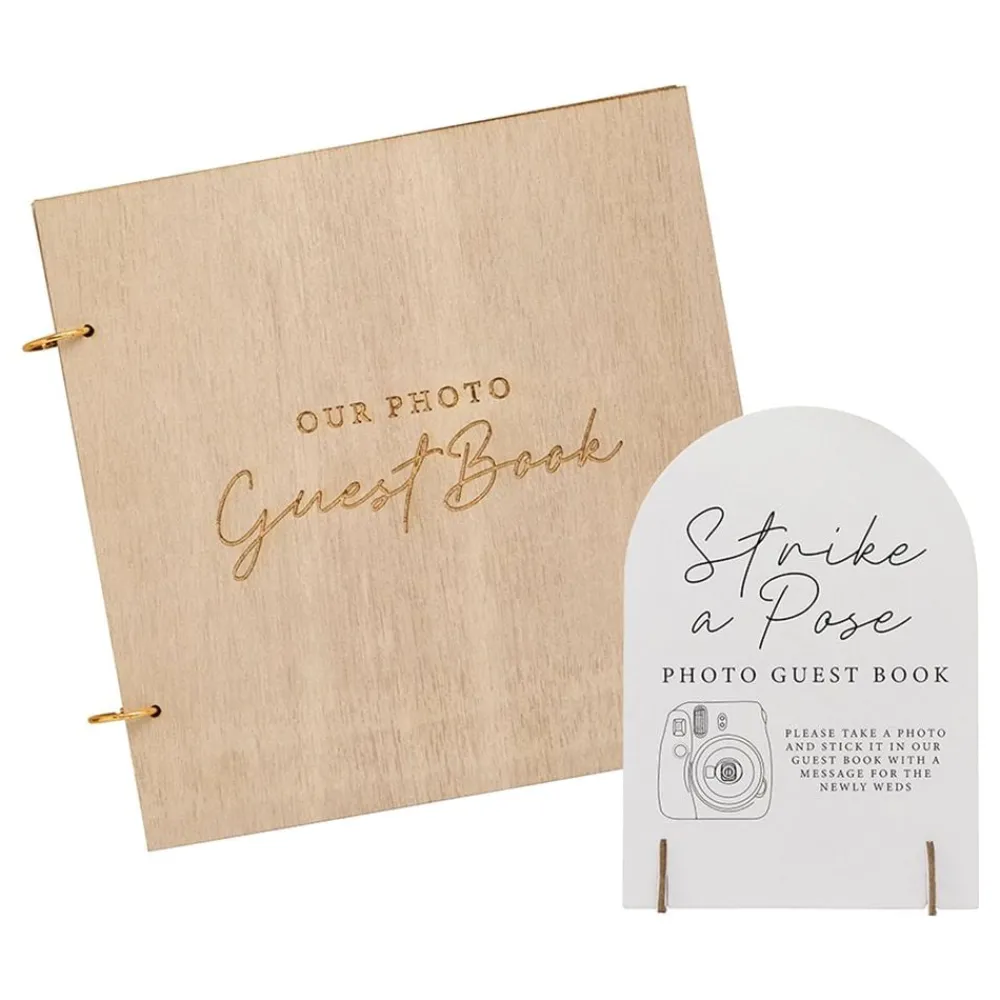CG Global Products Ltd Gæstebog Our Photo Guest Book i Træ Kit - Bøger