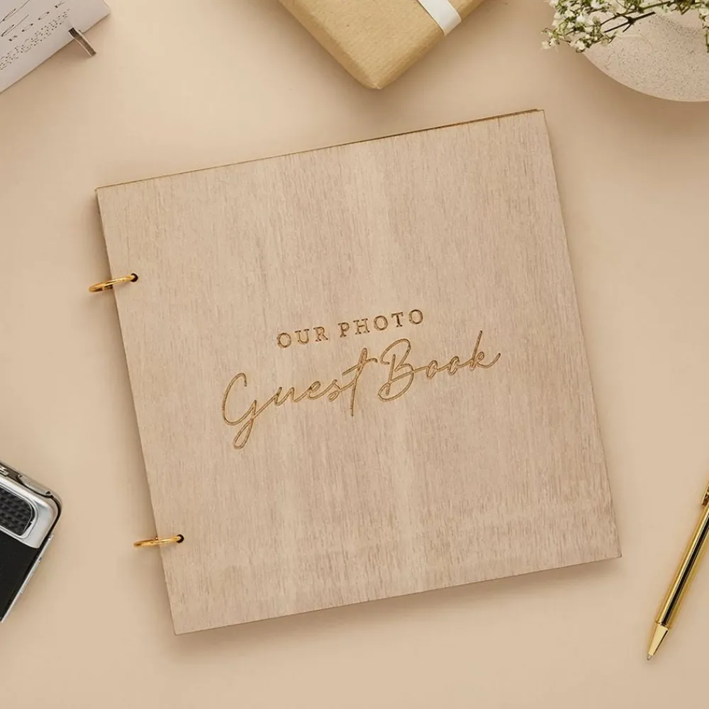 CG Global Products Ltd Gæstebog Our Photo Guest Book i Træ Kit - Bøger
