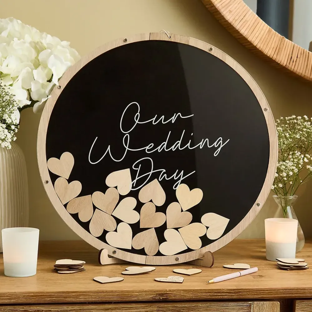 CG Global Products Ltd Gæstebog Our Wedding Day i Træ - Bøger