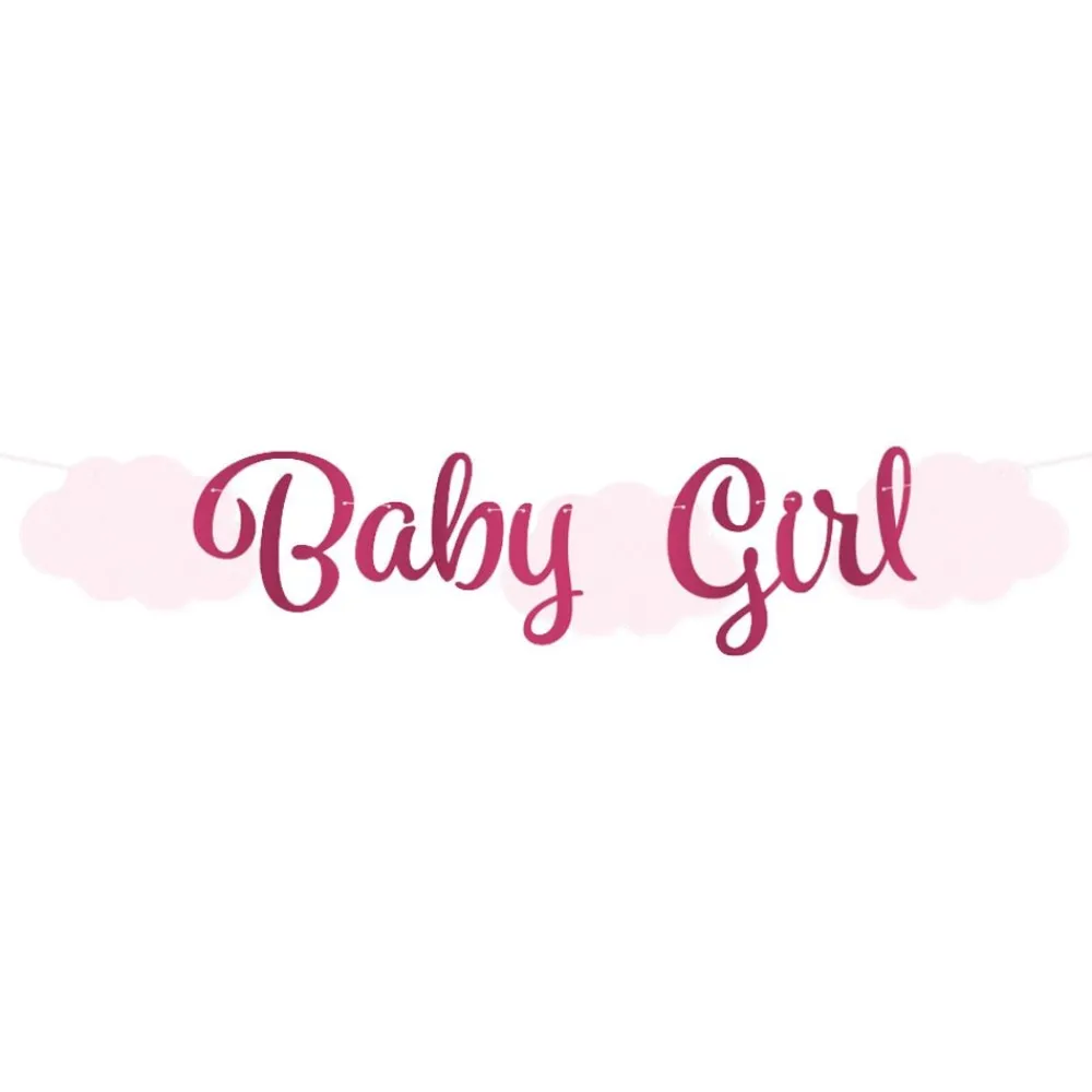 Globos Europe B.V. Guirlande Baby Girl - Oppyntning