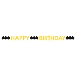 Reithmüller Europe GmbH Guirlande Batman Happy Birthday - Oppyntning|Merchandise