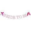 Discount CG Global Products Ltd Guirlande Bride to Be lyserød med sløjfer