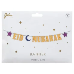 Online Hisab/Joker Company AB Guirlande Eid Mubarak Guld Glitter