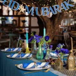 Talking Tables Ltd Guirlande Eid Mubarak Navy - Oppyntning