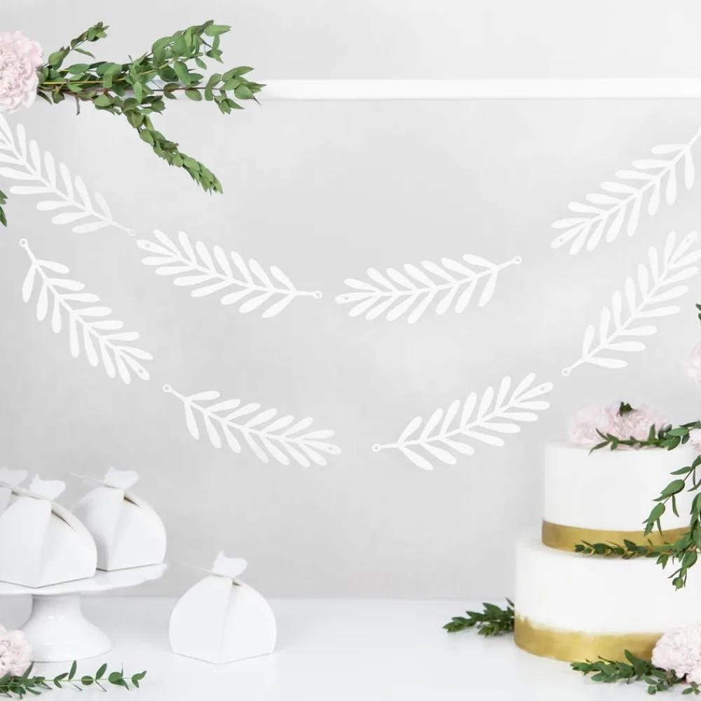 Sale PartyDeco sp. z o.o. Guirlande Grene Hvid