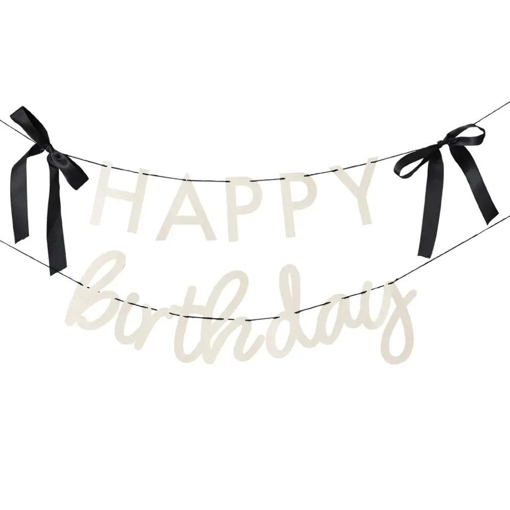 Outlet CG Global Products Ltd Guirlande Happy Birthday Cremehvid Roset