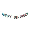 Hisab/Joker Company AB Guirlande Happy Birthday Farvestrålende - Oppyntning