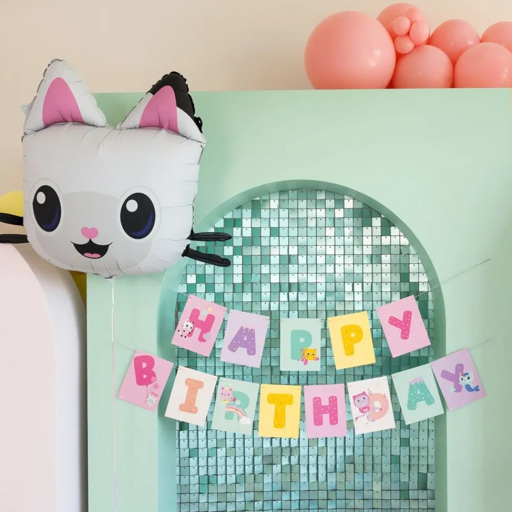 Discount PartyDeco sp. z o.o. Guirlande Happy Birthday Gabbys Dukkehus