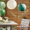 CG Global Products Ltd Guirlande Happy Birthday Grønne Blade Botanic - Oppyntning