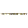 Hot Reithmüller Europe GmbH Guirlande 18 Happy Birthday Guld Glitter