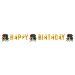 Reithmüller Europe GmbH Guirlande Happy Birthday Harry Potter Elevhjem - Oppyntning|Merchandise