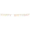Best Folat B.V. Guirlande Happy Birthday i Træ Dreamy Pastel
