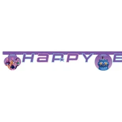 Globos Europe B.V. Guirlande Happy Birthday K-pop Demon Hunters™ - Oppyntning