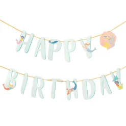 Discount Talking Tables Ltd Guirlande Happy Birthday Mermaid Waves