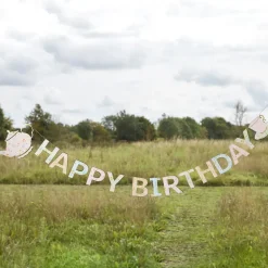 CG Global Products Ltd Guirlande Happy Birthday Tea Party - Oppyntning
