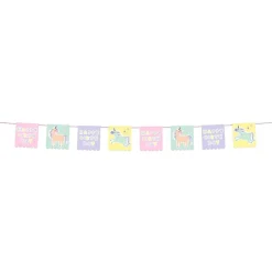 Folat B.V. Guirlande Happy Birthday Unicorns & Rainbows - Oppyntning|Hjem & Husholdning