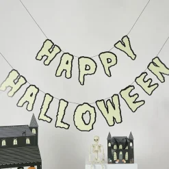 CG Global Products Ltd Guirlande Happy Halloween Glow In The Dark - Oppyntning