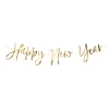 Discount PartyDeco sp. z o.o. Guirlande Happy New Year Guld Metallic