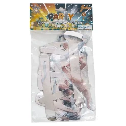 Hisab/Joker Company AB Guirlande Happy New Year Sølv Metallic - Oppyntning