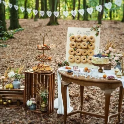 PartyDeco sp. z o.o. Guirlande Hjerter Hvid - Oppyntning