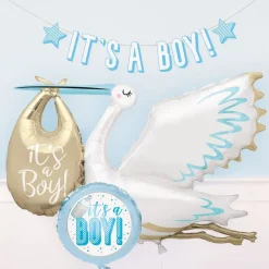 Unique UK Inc t/as Unique Party Guirlande It's a Boy Blå - Oppyntning